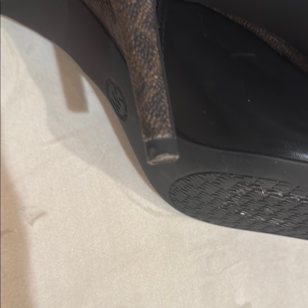 Michael Kors Black and Brown Women's Ankle Boots - Picture 6 of 10